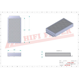 FILTRE HABITACLE RÉF. SC50410 - HIFI FILTER
