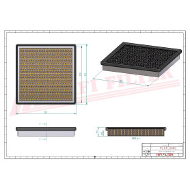 FILTRE HABITACLE RÉF. SC80076 - HIFI FILTER