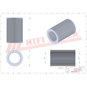 FILTRE HYDRAULIQUE RÉF. SH66207 - HIFI FILTER
