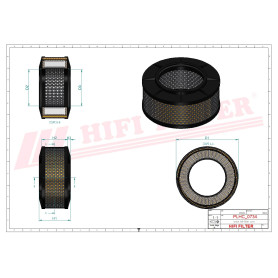 FILTRE HYDRAULIQUE RÉF. SH66240 - HIFI FILTER