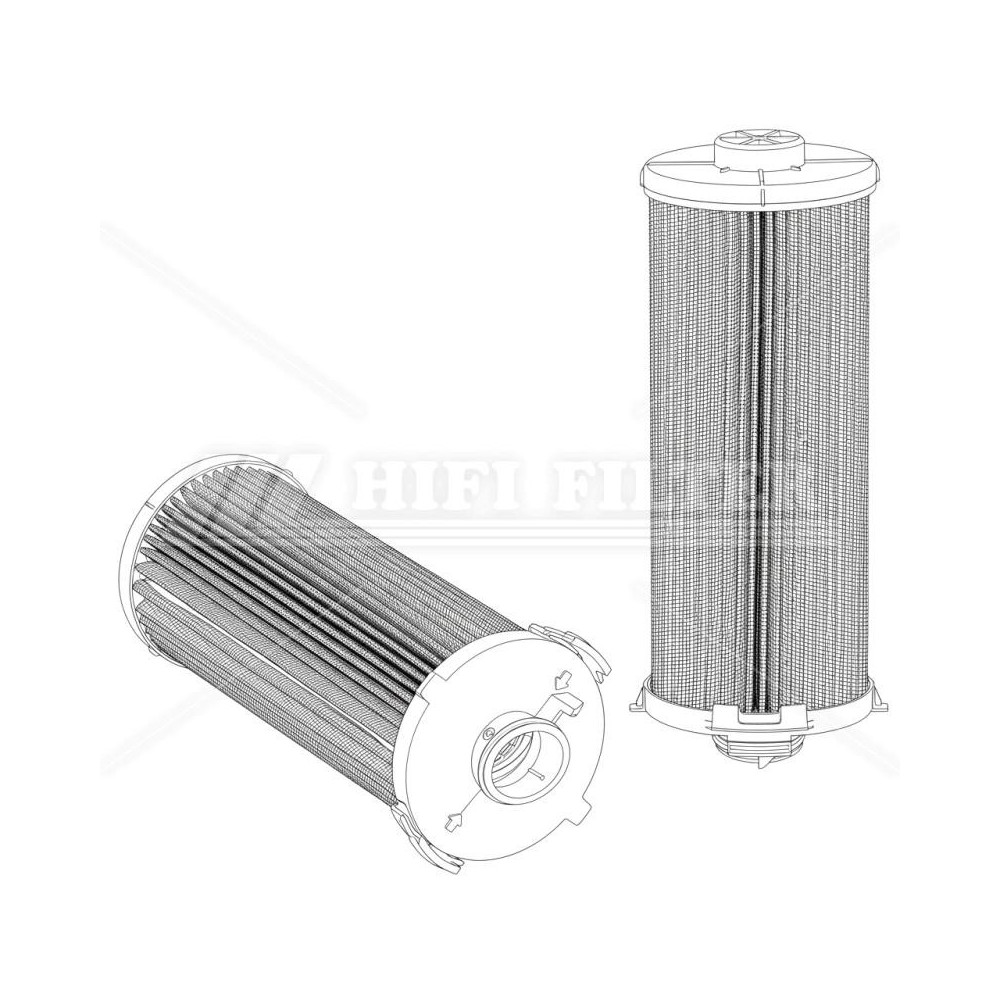 Filtre hydraulique HIFI SH66353 pour Massey Ferguson, New Holland
