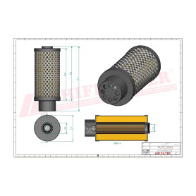 FILTRE HYDRAULIQUE RÉF. SH74120 - HIFI FILTER