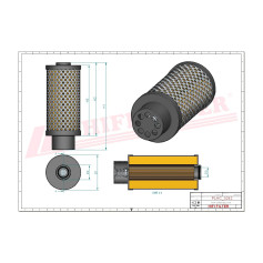 FILTRE HYDRAULIQUE RÉF. SH74120 - HIFI FILTER FILTRE HYDRAULIQUE RÉF. SH74120 - HIFI FILTER