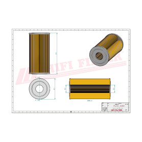 FILTRE HYDRAULIQUE RÉF. SH76094 - HIFI FILTER