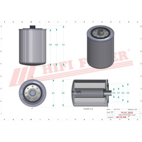 FILTRE HYDRAULIQUE RÉF. SH86004 - HIFI FILTER