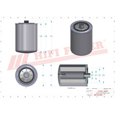 FILTRE HYDRAULIQUE RÉF. SH86004 - HIFI FILTER FILTRE HYDRAULIQUE RÉF. SH86004 - HIFI FILTER
