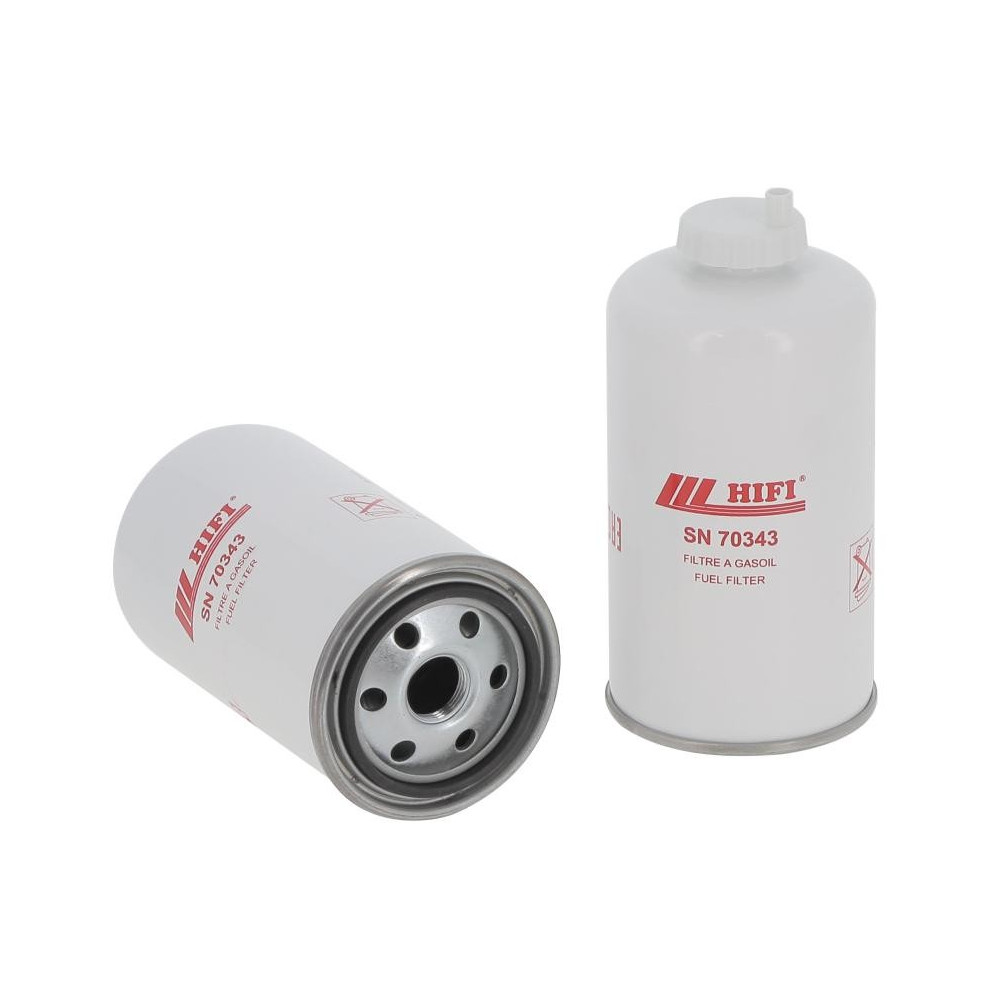 Filtre à gasoil HIFI SN70343 pour Weidemann