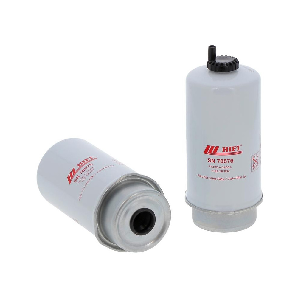 Filtre à gasoil HIFI SN70576 pour Claas, John Deere