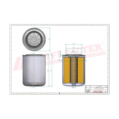 FILTRE A HUILE RÉF. SO419 - HIFI FILTER FILTRE A HUILE RÉF. SO419 - HIFI FILTER