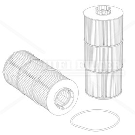 Filtre à huile HIFI SO7319 pour Claas