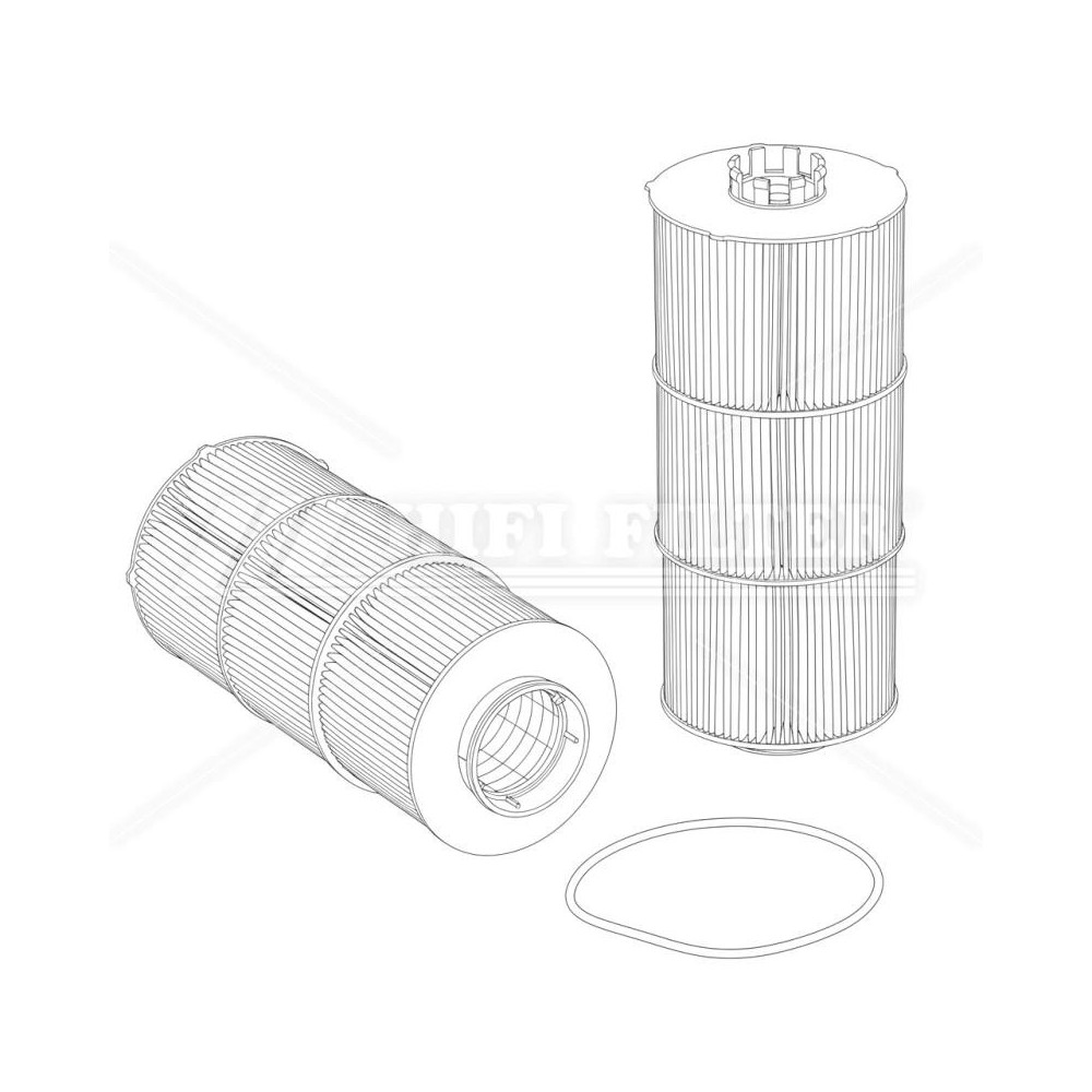 Filtre à huile HIFI SO7319 pour Claas