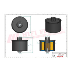 FILTRE AERATION COMPLET RÉF. FS134 - HIFI FILTER FILTRE AERATION COMPLET RÉF. FS134 - HIFI FILTER
