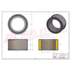 FILTRE A AIR RÉF. SA10014 - HIFI FILTER