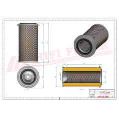 FILTRE A AIR RÉF. SA12093 - HIFI FILTER