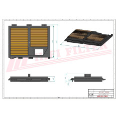 FILTRE A AIR RÉF. SA12100 - HIFI FILTER