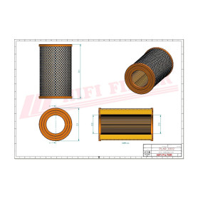 FILTRE A AIR RÉF. SA12541 - HIFI FILTER