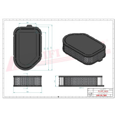 FILTRE A AIR RÉF. SA12754 - HIFI FILTER FILTRE A AIR RÉF. SA12754 - HIFI FILTER