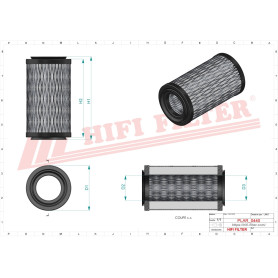 FILTRE A AIR RÉF. SA1464 - HIFI FILTER