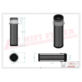 FILTRE A AIR RÉF. SA16760 - HIFI FILTER