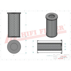FILTRE A AIR RÉF. SA16883 - HIFI FILTER