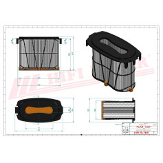 FILTRE A AIR RÉF. SA17561 - HIFI FILTER
