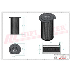 FILTRE A AIR RÉF. SA17785 - HIFI FILTER FILTRE A AIR RÉF. SA17785 - HIFI FILTER