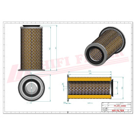 FILTRE A AIR RÉF. SA18058 - HIFI FILTER
