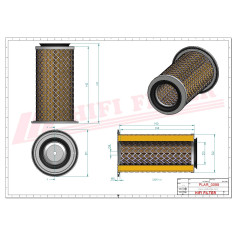 FILTRE A AIR RÉF. SA18058 - HIFI FILTER FILTRE A AIR RÉF. SA18058 - HIFI FILTER