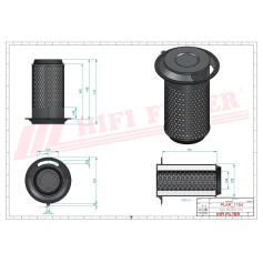 FILTRE A AIR RÉF. SA18251 - HIFI FILTER FILTRE A AIR RÉF. SA18251 - HIFI FILTER