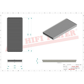 FILTRE HABITACLE RÉF. SC5013 - HIFI FILTER