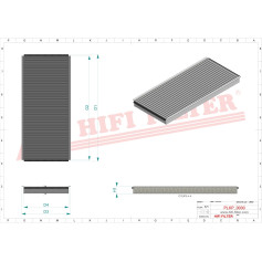 FILTRE HABITACLE RÉF. SC5013 - HIFI FILTER