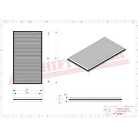 FILTRE HABITACLE RÉF. SC50387 - HIFI FILTER