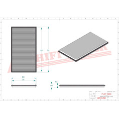 FILTRE HABITACLE RÉF. SC50387 - HIFI FILTER FILTRE HABITACLE RÉF. SC50387 - HIFI FILTER