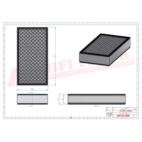 FILTRE HABITACLE RÉF. SC70162CAG - HIFI FILTER