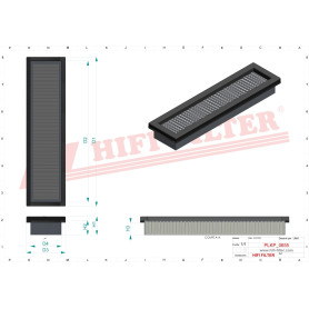 FILTRE HABITACLE RÉF. SC70174 - HIFI FILTER