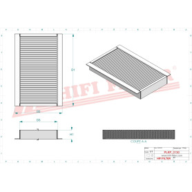 FILTRE HABITACLE RÉF. SC7025 - HIFI FILTER
