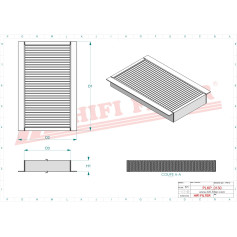 FILTRE HABITACLE RÉF. SC7025 - HIFI FILTER FILTRE HABITACLE RÉF. SC7025 - HIFI FILTER