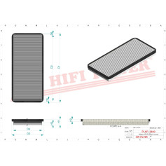 FILTRE HABITACLE RÉF. SC80147 - HIFI FILTER FILTRE HABITACLE RÉF. SC80147 - HIFI FILTER