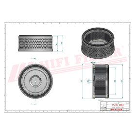 FILTRE HYDRAULIQUE RÉF. SH51534 - HIFI FILTER