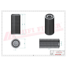 FILTRE HYDRAULIQUE RÉF. SH51572 - HIFI FILTER