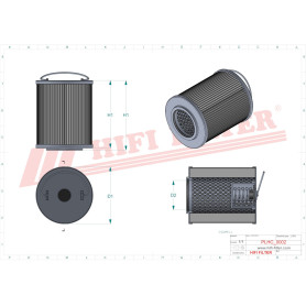 FILTRE HYDRAULIQUE RÉF. SH52050 - HIFI FILTER
