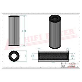 FILTRE HYDRAULIQUE RÉF. SH52344 - HIFI FILTER