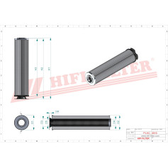 FILTRE HYDRAULIQUE RÉF. SH52345 - HIFI FILTER FILTRE HYDRAULIQUE RÉF. SH52345 - HIFI FILTER