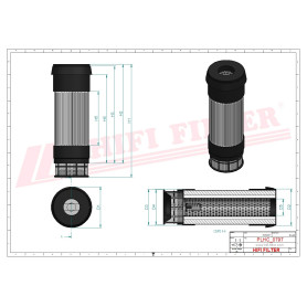 FILTRE HYDRAULIQUE RÉF. SH52424 - HIFI FILTER