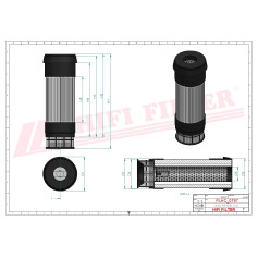 FILTRE HYDRAULIQUE RÉF. SH52424 - HIFI FILTER FILTRE HYDRAULIQUE RÉF. SH52424 - HIFI FILTER