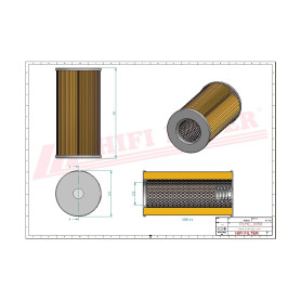 FILTRE HYDRAULIQUE RÉF. SH56274 - HIFI FILTER