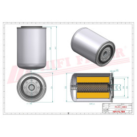 FILTRE HYDRAULIQUE RÉF. SH56752 - HIFI FILTER