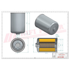 FILTRE HYDRAULIQUE RÉF. SH60029 - HIFI FILTER FILTRE HYDRAULIQUE RÉF. SH60029 - HIFI FILTER