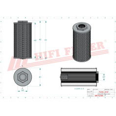 FILTRE HYDRAULIQUE RÉF. SH60916 - HIFI FILTER FILTRE HYDRAULIQUE RÉF. SH60916 - HIFI FILTER