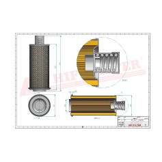 FILTRE HYDRAULIQUE RÉF. SH61076 - HIFI FILTER FILTRE HYDRAULIQUE RÉF. SH61076 - HIFI FILTER